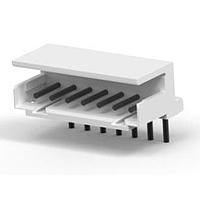 AMP Connectors - TE Connectivity 292250-7 Shrouded 7 POS HDR R/A PCB 2mm