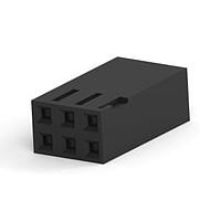 AMP Connectors - TE Connectivity 530902-1 Receptacle Housing 06 T/SPRING HSG DR