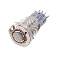 Bulgin MP0045/1E2AM012 Anti-Vandal 16mm Stainless Steel Robust Switch