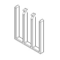 Aptiv 12110542 6-Way SECONDARY LOCK MED GRAY COMB