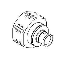 Radiall R183010017 Connectors 4.3-10 / STRAIGHT PLUG CLAMP TYPE CABLE 10+11/50 S+D