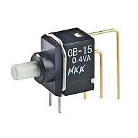 NKK Switches GB15AV Sealed SPDT ON-(ON) VERTICAL PC .4VA
