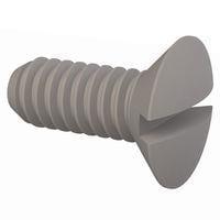Essentra Components 50M020040L005 Slotted Countersunk 90 Slotted CSK Screw, M2 X .4 Thread, 5mm Lg