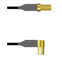 Amphenol Custom Cable Q-7203U0008007i RF Cable Assemblies SMA-SJ/SMB-RP RG58 7I