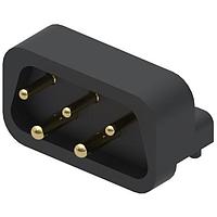 Mill-Max 888-30-005-20-002000 Power to the Board Shrouded R/A,Brd Mnt Header, T/H, Dbl Rw