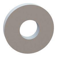 Essentra Components 17W03221 Flat Washer Flat Washer, .128 ID, .322 OD, .062 Thick, Natural, Nylon