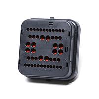 DEUTSCH - TE Connectivity DRB12-48PBE-L018 Receptacle REC, 48P, BLK, E, CAP, B