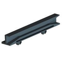 Essentra Components RSSHG-201-165 Racks & Rack Cabinets Card Guie,Hrzntl,Snap In,Black,2 in