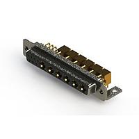 EDAC 630-13W6640-7TC Mixed Contact D-Sub Connectors Right-angle Power Combo D-Sub Connector