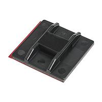 HellermannTyton 151-01857 Cable Tie Mounting Bases High Heat High Bond Acrylic Adh Base, 1.5" x 1.5", Use T18-T150 or WideStrap Tie, PA66HIRHSUV, Bk, 100/pkg