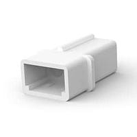 AMP Connectors - TE Connectivity 1-480724-0 Pin & Socket Connectors 02P CAP HSG F/H NAT