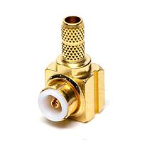 Radiall R223182000 Connectors MMBX / RIGHT ANGLE PLUG CRIMP TYPE CABLE 2.6/50 S