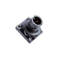Amphenol LTW AAD-02PMMS-LS7001 Connectors Ceres, Mini Size, Plastic, 5A, 02 pins, Male Connector, Male Contact, Square, 2 Points Lock, Solder, Receptacle, IP67
