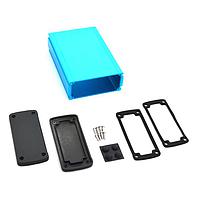 Bud Industries EXN-23358-BL PCB Enclosure Extruded Aluminum Enclosure Blue (2 X 4.5 X 6.7 In)