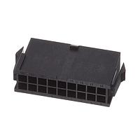 Molex 46999-0301 Plug Housing MiniFitJr 18Ckt Plug DR V0 Black w/ ears