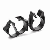 HellermannTyton 156-01922 LOC Locking Clamp to MOC Clip LOC Locking Clamp, 20-25 mm, to MOC Clip, 26 mm, PA66HIRHSUV, Black, 1000/ctn
