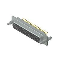 Amphenol CONEC 16-002181 Receptacle 50POS F PC TAIL STRAIGHT WITH SNAP LOCK AND REAR SPACER WITH PCB CLIP CONTACTS ARE 30 MIC/IN GOLD PLATED