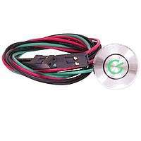 E-Switch TL1275CA2WA500QPRG Tactile Switch TACT, 50mA 12VDC, SPST-NO Off-(On), Panel Mount Wire Leads 500mm, w/ Connector