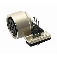 Amphenol Tuchel T 3403 218 Connectors R ANG FEMALE RECPTL 6CONTACT GOLD