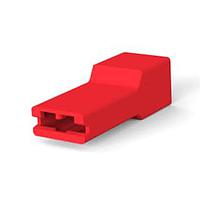 AMP Connectors - TE Connectivity 171706-2 Tab Housing AMPIP POD RED FOR 250 FASTON