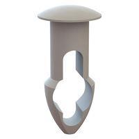 Essentra Components 27KY2190343 Keyhole Rivet Keyhole Rivet, .219 Hole, .343 Panel Thk