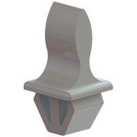 Essentra Components DCS-1 Panel Striker Striker,Natural,.286 in-.291 in Sq Hole