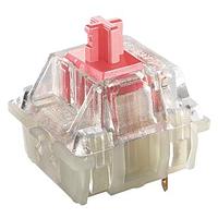 CHERRY MX3A-L1NA Standard Switches MX Silent, RGB, Red Stem, Full Travel Mechanical KeyswitchSoft Linear Feel, 45cN, clear housingNo DiodeFrame Mount (no fixation pins)