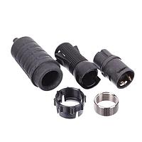 Switchcraft EN3C2MLX Connectors EN3 Harsh Environment Cable End, 2-pin, Male, Solder Cup, Bulk