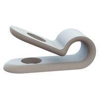 Essentra Components 22CC16A0093B Cable Clamp Cable Clamp, Screw Mount, .094 Hold, .156 Width