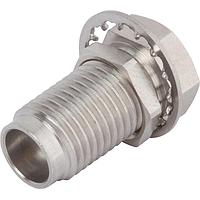 Amphenol SV Microwave SF1621-60005 Cable Connectors 2.4mm F Bulkhead Conn for .047 Cbl