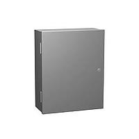 Hammond Manufacturing N1A16167 Hinged Cover N1 Enclosure w/panel - 16 x 16 x 7 - Steel/Gray