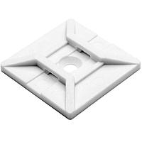 HellermannTyton MB4SH10H4 Cable Tie Mounting Bases MB4SH MOUNTING BASE WHTT T50