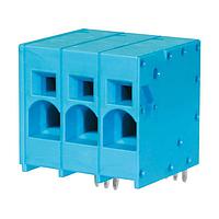 Same Sky (formerly CUI Devices) TBL008-1000-03BE Fixed Terminal Blocks Terminal block, screwless, 10.0, Horizontal, 3, Blue