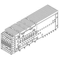 Amphenol Commercial Products UE36-E16200-32BA1 QSFP-DD QSFP DD CAGE 2X1 w/ HS fin pin h=4.2mm