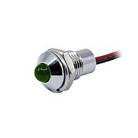 VCC CC-1-3047-9912-I Panel Mount Reflector LEDs PMI Dia .319" (8.10mm) Green 48V