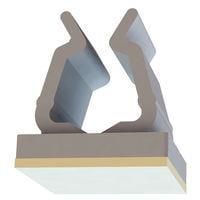 Essentra Components 22AWC00375 Wire Cord Clip Wire Cord Clip, Adhesive, .460x.310 Hold