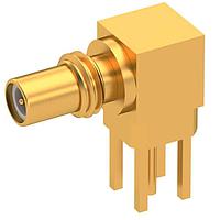 Radiall 7010-1511-000 PCB Receptacles SSMC / RIGHT ANGLE JACK MALE GOLD