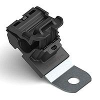 HellermannTyton 151-01429 Ratchet Clamp Ratchet P-Clamp, 0.24 - 0.54" Bundle Dia, 30 Short, 0.41" Hole Dia, PA66HIRHSUV/ST/ZN, Black, 300/ctn