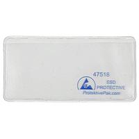 Protektive Pak 47518 Paperwork DOCUMENT HOLDER, ESD, STATIC DISS, 4IN x 2IN, 50 PK