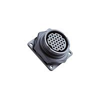 Amphenol LTW ED-31PMFS-LS7001 Standard Circular Connector Ceres, Macro Size, Plastic, 5A, 31 pins, Male Connector, Female Contact, Square, 2 Points Lock, Solder, Receptacle, IP67