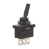 Carling Technologies DC100-PB-B Toggle Switches SP ON-OFF-ON PADDLE BLACK