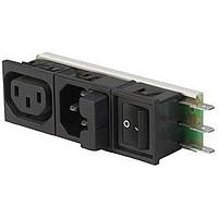 Schurter 6432.0253.15 Inlet/Outlet Combinations Felcom 64 Power Entry Module 10A C14