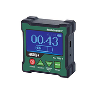 INSIZE 2199-1 Dual Axis Digital Level and Gyro Angle Meter (4x90°, ±40°; 360°)