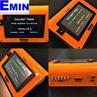 Specialized detonation velocity measurement equipment used in industrial testing