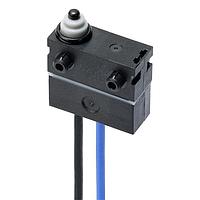 Omron Electronics D2AW-R5-EL003MP Ultra Subminiature Basic Switch Pin plunger Molded lead wires downwards Parallel circuit Short post on left