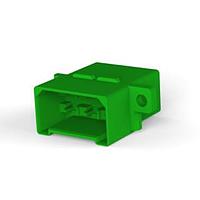 AMP Connectors - TE Connectivity 171190-2 Headers & Wire Housings FF 250 TAB HSG 6P NYLON GREEN