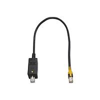 HARTING 33252310010001 Cat 6a HARTING PushPull V4 v2.0 SFP overmolded Cable Assembly, PushPull XS RJ45 to IP20 RJ45 Cat6a, PVC black outdoor, 1m - version for long housing