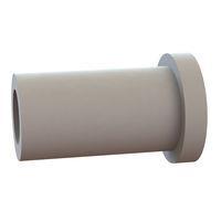 Essentra Components 12SWS0254 Shoulder Washer Shoulder Washer, .100 ID, .203 OD, .156 Shank OD