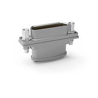 AirBorn MM-2Q2-037-213-4100 D-Sub MIL Spec Connectors Micro-D, Metal, Cable Mount Receptacle, Integrated Shield Termination