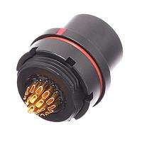 Eaton Souriau-Sunbank JDXEP2T19FSN Connectors CNNCTR, RCPTCL, PNL MNT, BRKWY,2SH,19POS